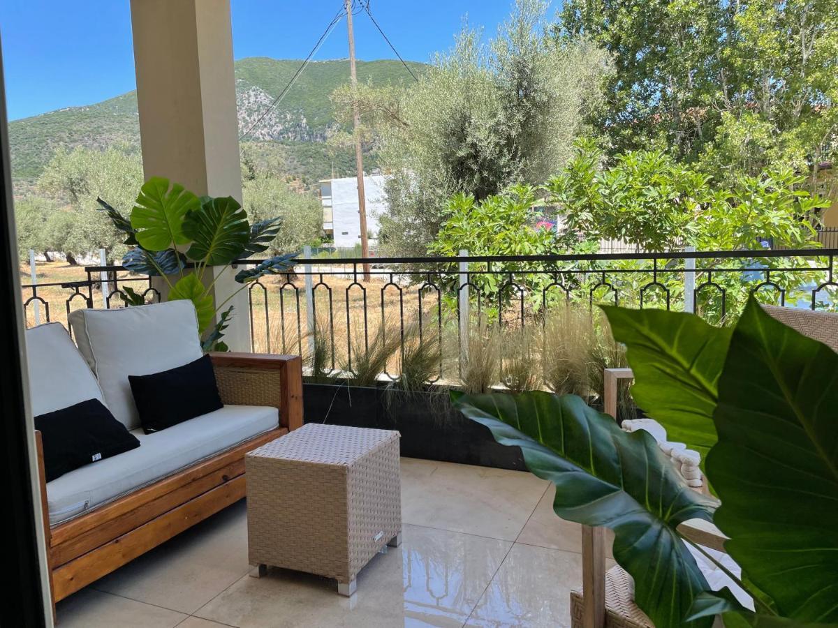 Kl Suites Lefkada - Feel At Home New Boho Apartment 400M From Beach Nidri Town Center Eksteriør billede