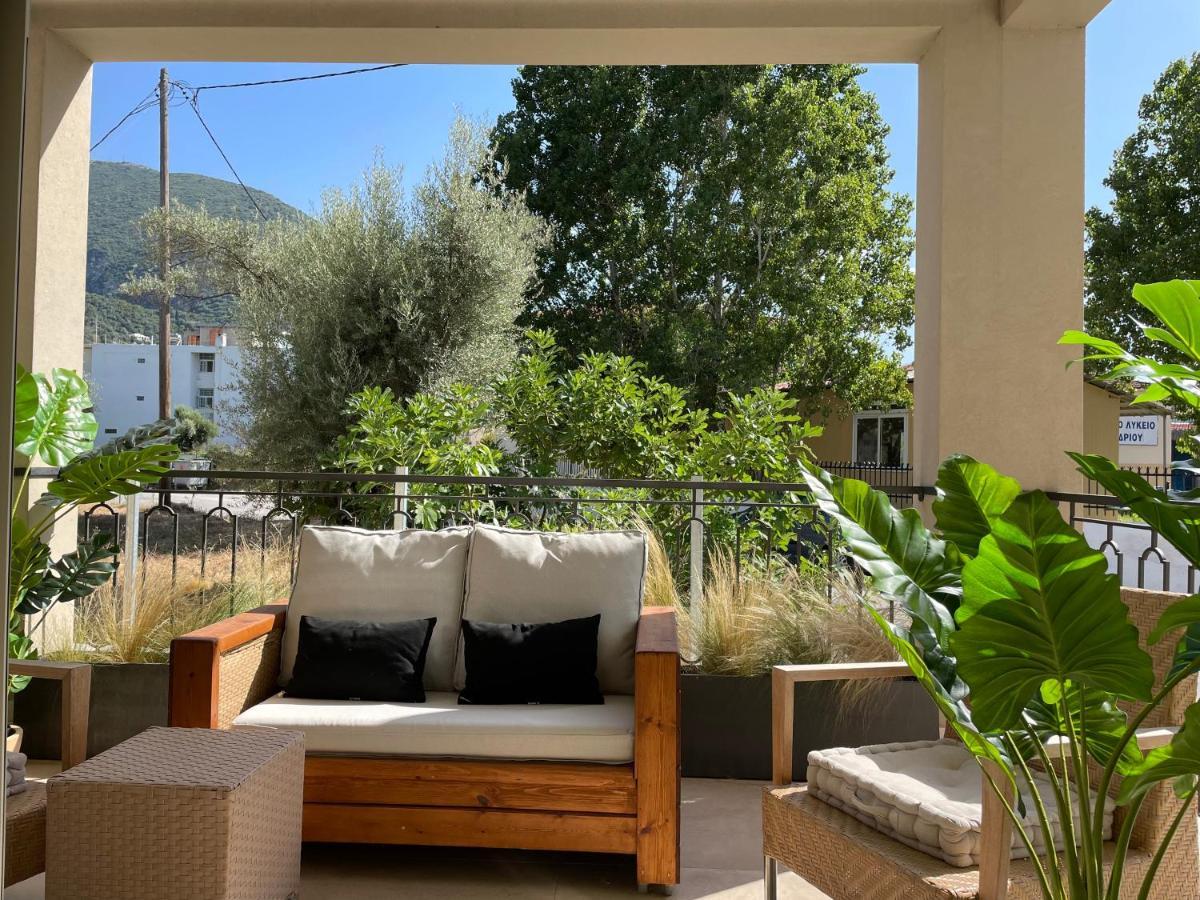 Kl Suites Lefkada - Feel At Home New Boho Apartment 400M From Beach Nidri Town Center Eksteriør billede